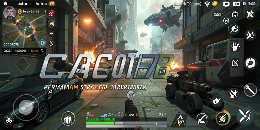 Tampilan gameplay CACOR78 yang menegangkan dan strategis.