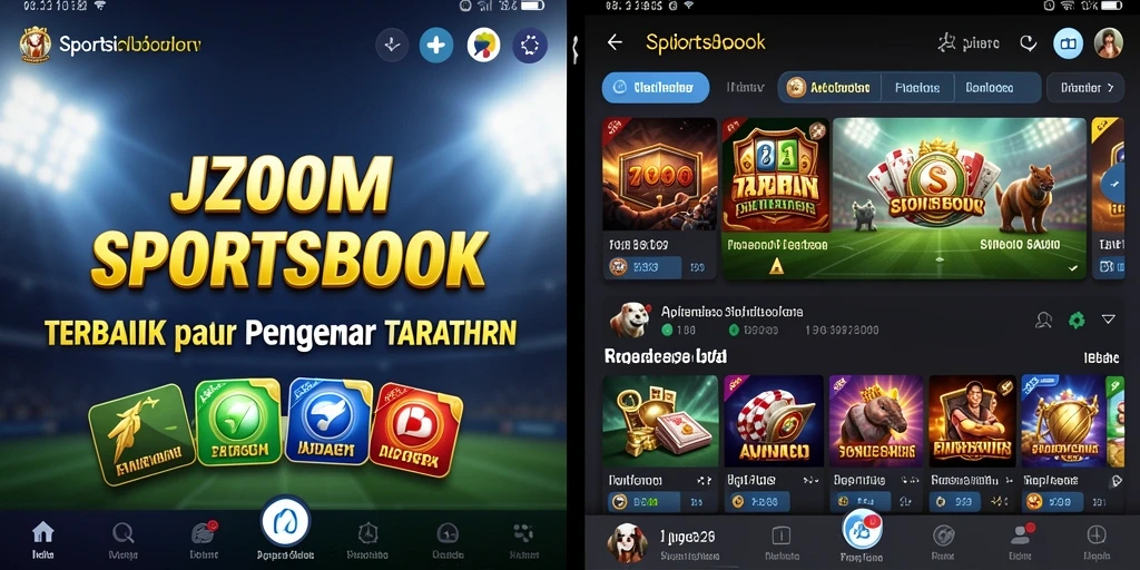 Tampilan gameplay taruhan olahraga di J200M yang menarik dan interaktif.