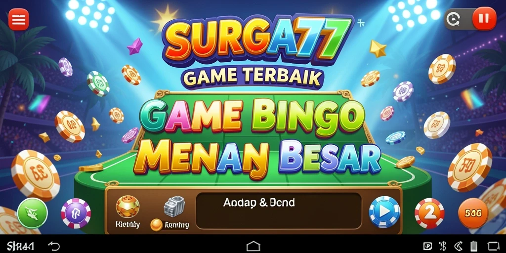 Tampilan menarik dari permainan Bingo di SURGA77.