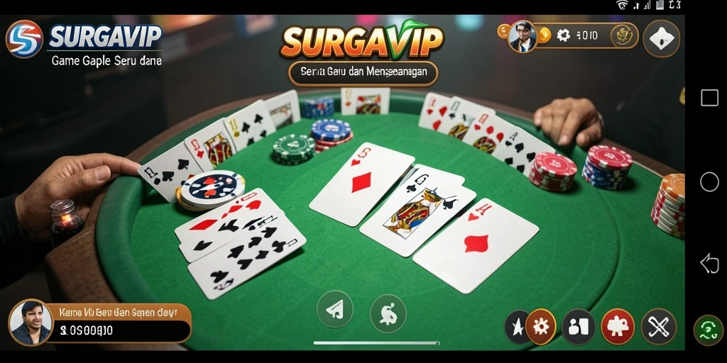 Tampilan gameplay seru dan menarik dalam SURGAVIP.